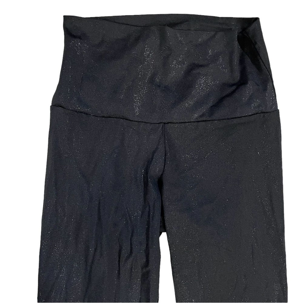 Black metallic Onzie brand leggings size s/m
